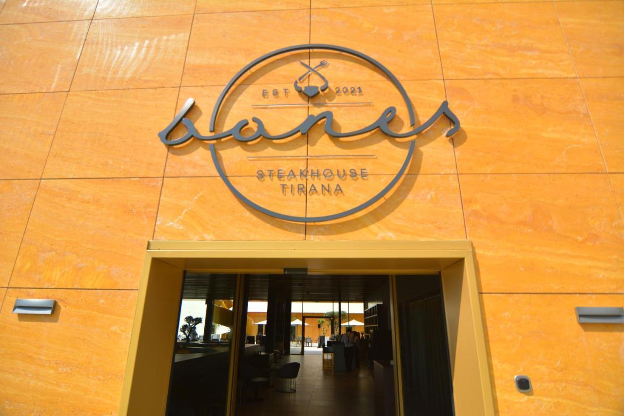 Mk Hotel Tirana Rinas Exterior photo Entrance of the restaurant